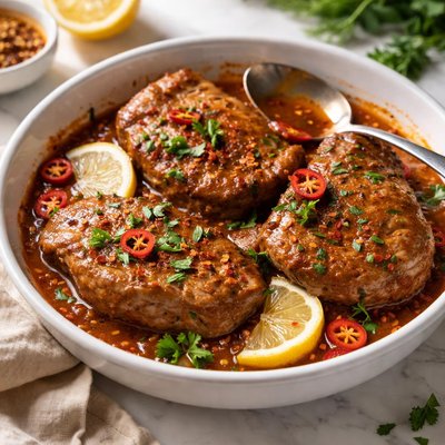 Image of Spicy Slow Cooker Pork Chops