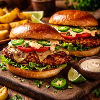 Image of Spicy Southwestern Chicken Sandwiches