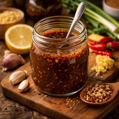 Image of Spicy Soy Ginger Salad Dressing