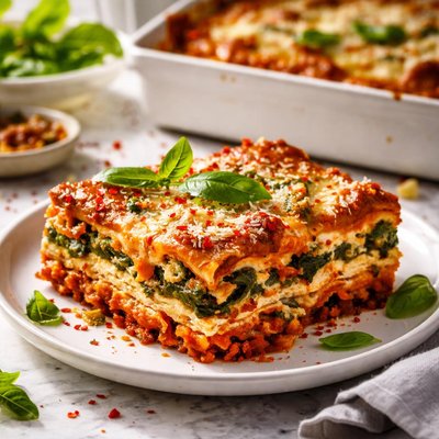 Image of Spicy Spinach Lasagna