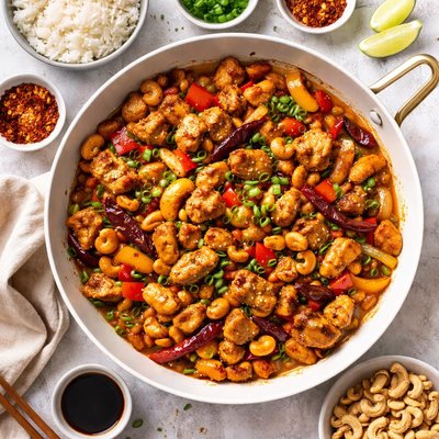 Image of Spicy Stir Fried Chicken with Cashews