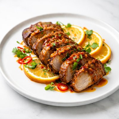 Image of Spicy Stove Top Orange Pork Tenderloin