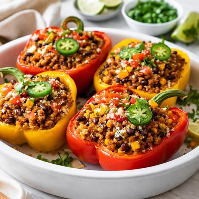 Image of Spicy Stuffed Bell Peppers