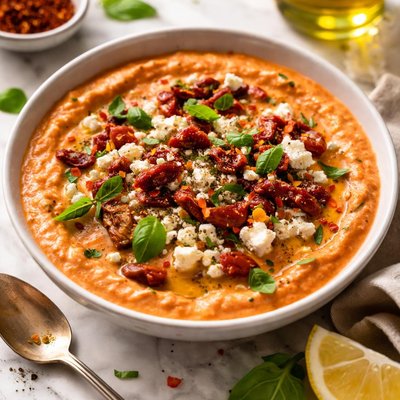 Image of Spicy Sun Dried Tomato and Feta Sauce