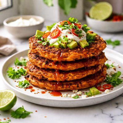 Image of Spicy Sweet Potato Pancakes
