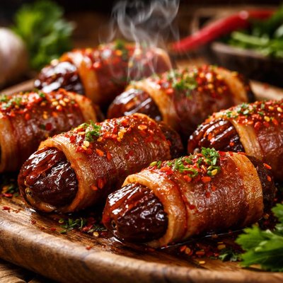 Image of Spicy Sweet Wrapped Dates