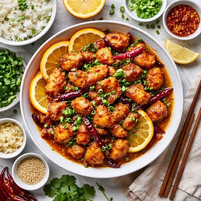 Image of Spicy Szechuan Orange Chicken Ww