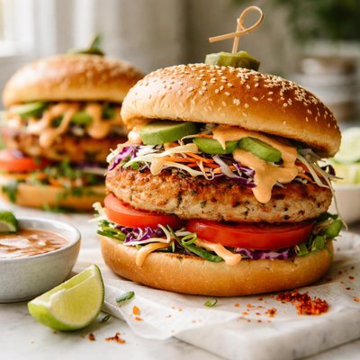 Image of Spicy Texas Tuna Burgers