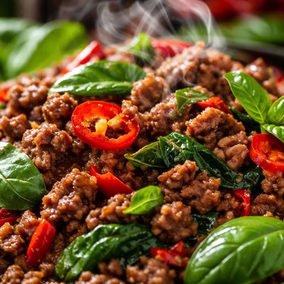 Image of Spicy Thai Basil Beef