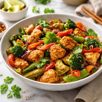 Image of Spicy Thai Chicken and Vegetables