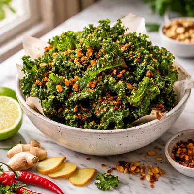 Image of Spicy Thai Ginger Kale Chips