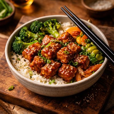 Image of Spicy Tofu Bento Bowl