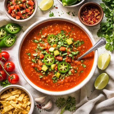 Image of Spicy Tomato Jalapeno Soup