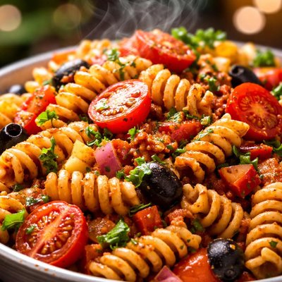 Image of Spicy Tomato Pasta Salad