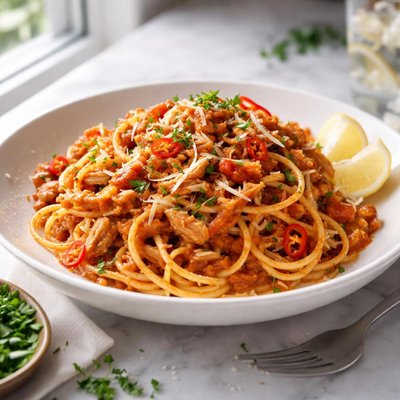 Image of Spicy Tuna Pasta