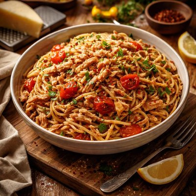 Image of Spicy Tuna Pasta Toss W W 6 Points