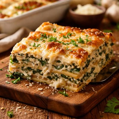 Image of Spinach Alfredo Lasagna