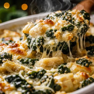 Image of Spinach and Artichoke Casserole
