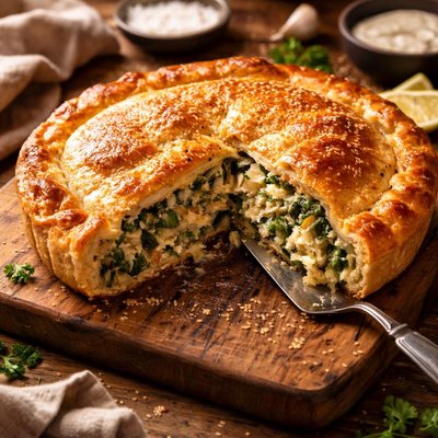 Image of Spinach and Artichoke Pie Ww Core