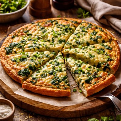 Image of Whole30 Spinach and Cheese Frittata