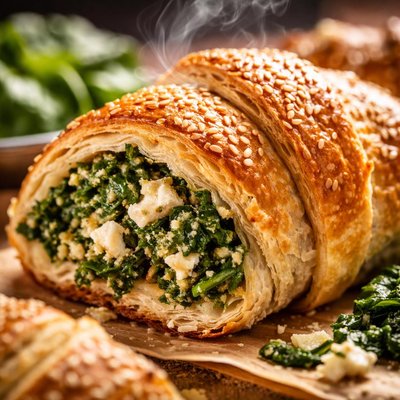 Image of Croissant de Espinacas y Queso Feta Bajo en Grasa