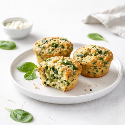 Image of Spinach and Feta Muffins