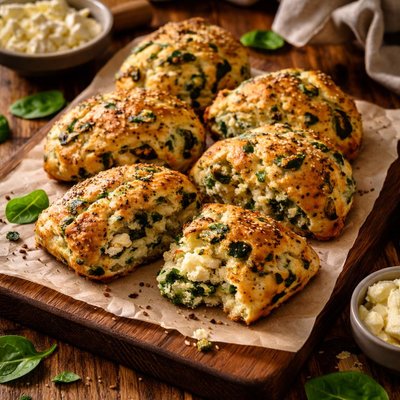 Image of Spinach and Feta Scones