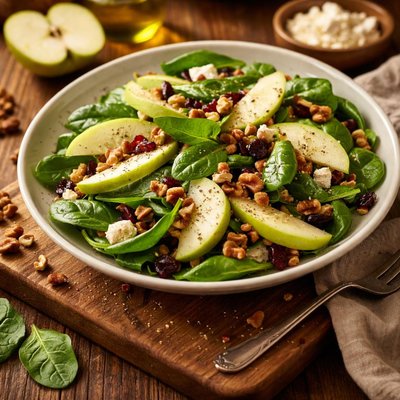 Image of Spinach and Green Apple Salad Diabetic