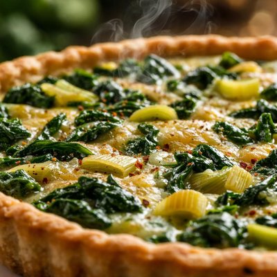Image of Spinach and Leek Tart