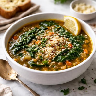 Image of Spinach and Lentil Soup