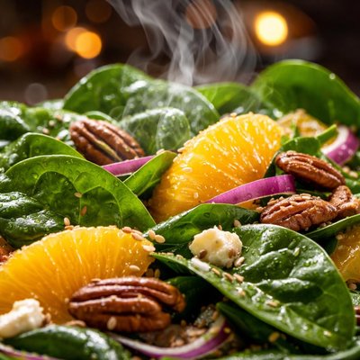Image of Spinach and Orange Salad