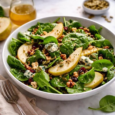 Image of Spinach and Pear Salad