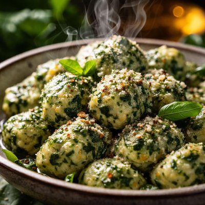 Image of Spinach and Ricotta Cheese Gnocchi