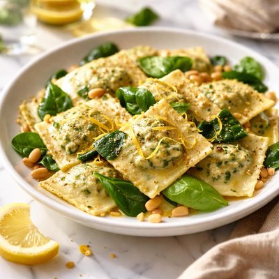 Image of Spinach and Ricotta Ravioli