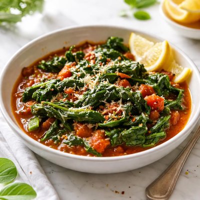 Image of Spinach and Tomato Sauce