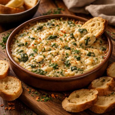 Image of Spinach Artichoke Asiago Dip