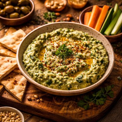 Image of Spinach Artichoke Hummus