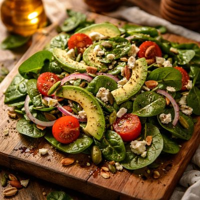 Image of Spinach Avocado Salad