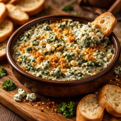 Image of Spinach Bleu Cheese Dip