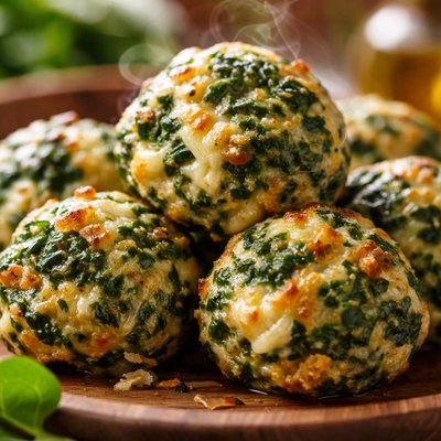 Image of Spinach Cheese Balls Using Canned Spinach