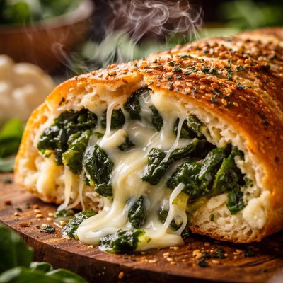 Image of Spinach Cheese Bread