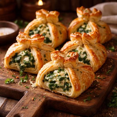 Image of Spinach Cheese Bundles