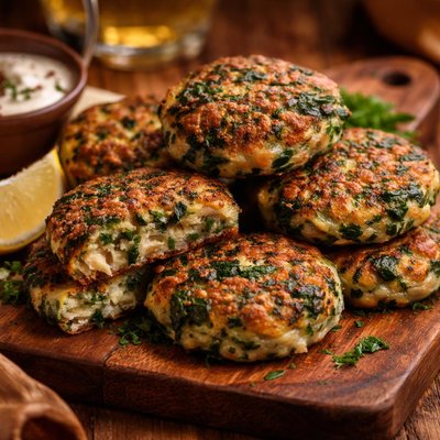Image of Spinach Cheese Patties