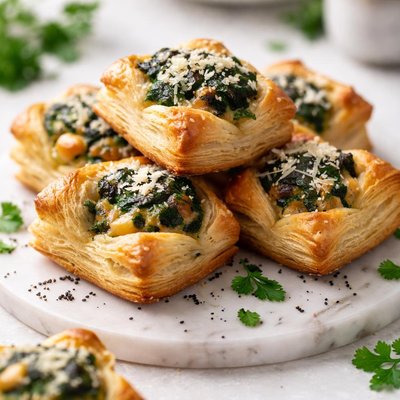 Image of Spinach Cheese Puffies