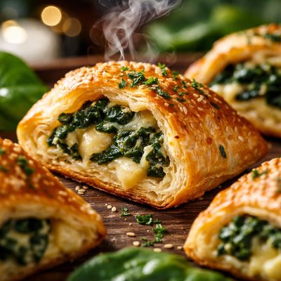 Image of Spinach Cheese Puffs