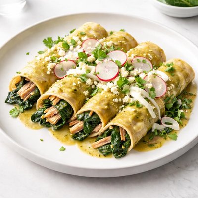 Image of Spinach Chicken Enchiladas