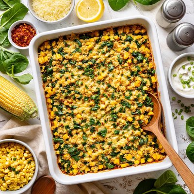 Image of Spinach Corn Casserole