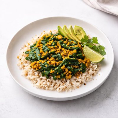 Image of Spinach Dhal Rice