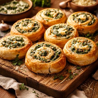 Image of Spinach Dip Pinwheels
