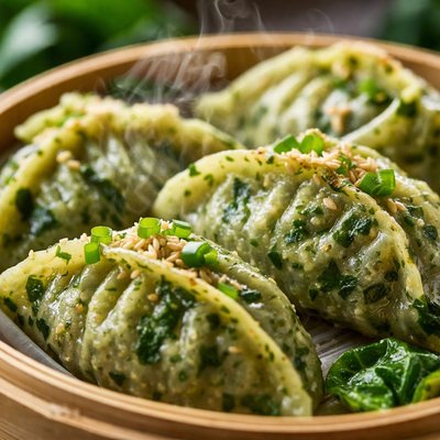 Image of Vegan Spinach Dumplings